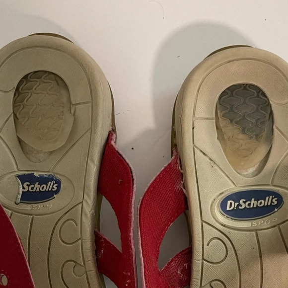 Dr. Scholl’s Women’s Red Sandals / Flip Flops - Size 8 - Picture 4 of 7